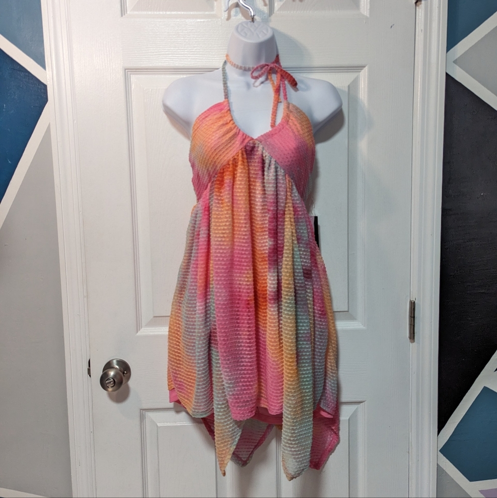 Wild Fable watercolor floral fairy dress